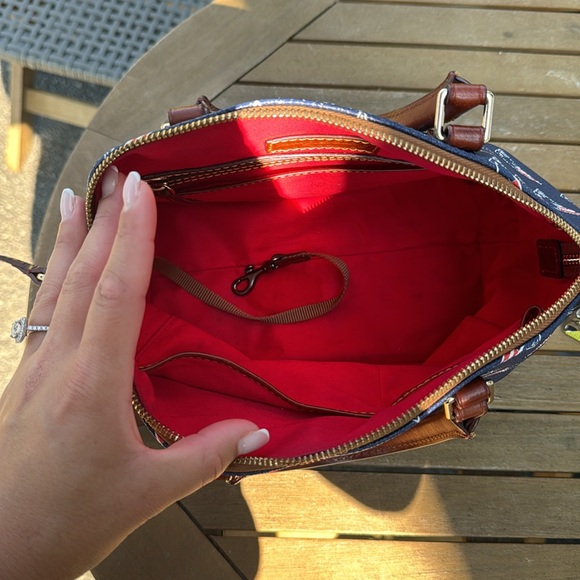 Dooney & Bourke Patriots Satchel - Picture 5 of 5